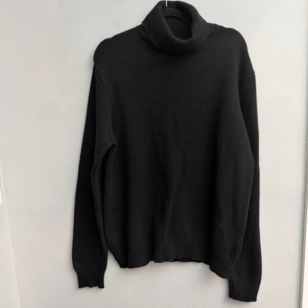 Amiri Cashmere and Wool Blend Turtleneck, Size XL